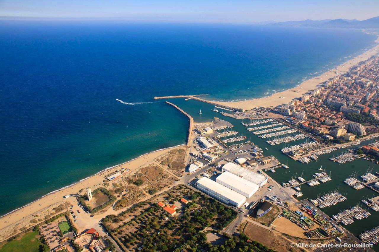קאנט אן רוסיון "Chill" Magnifique Vue Sur La Mer Et Le Port Au Coeur De La Ville En Premiere Ligne מראה חיצוני תמונה
